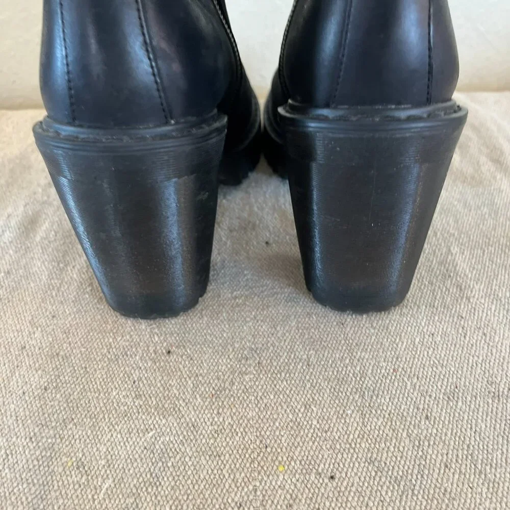 Dr. Martens Black Heeled Boots - Picture 4 of 13